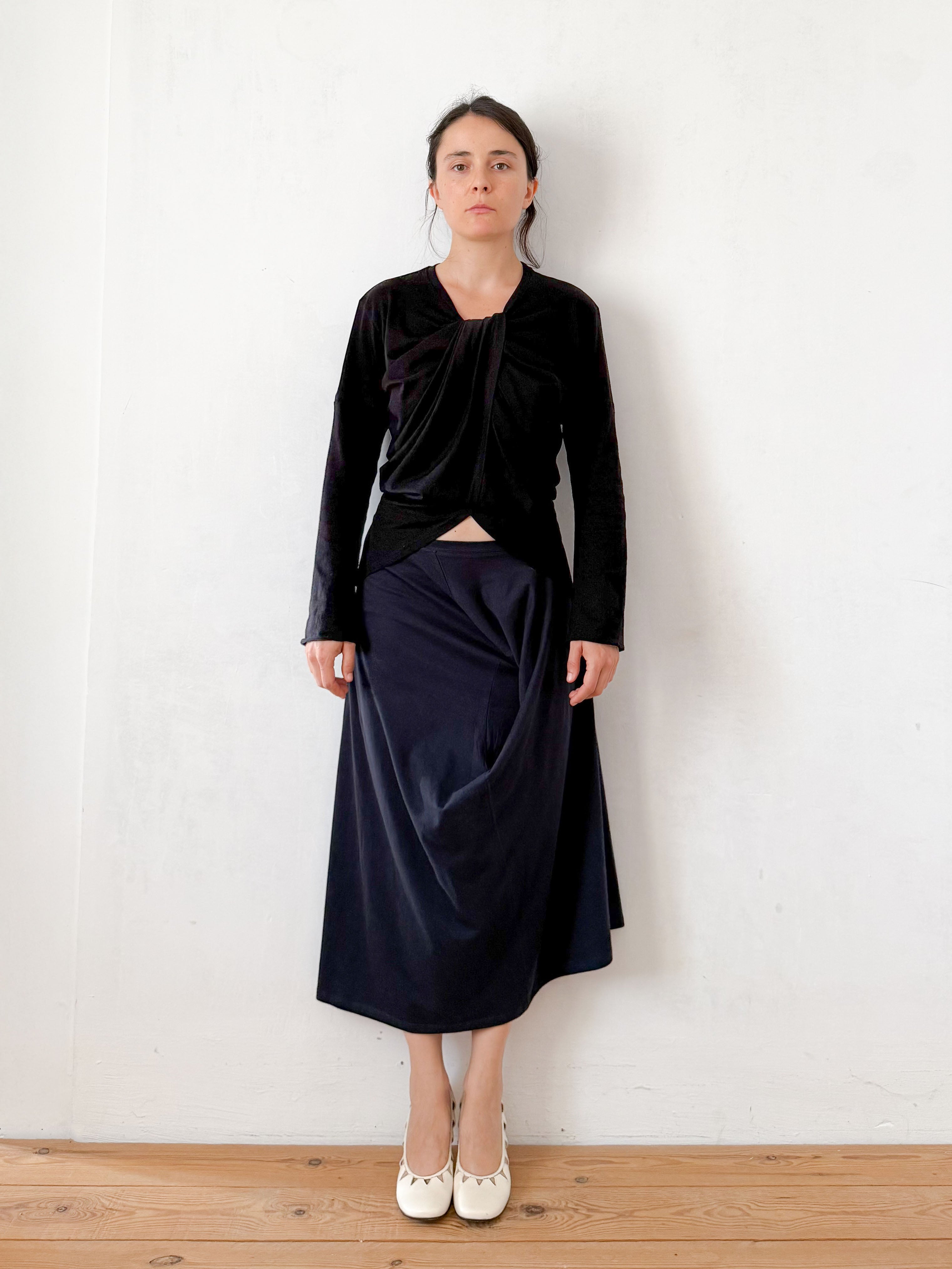 the t-shirt skirt in marino