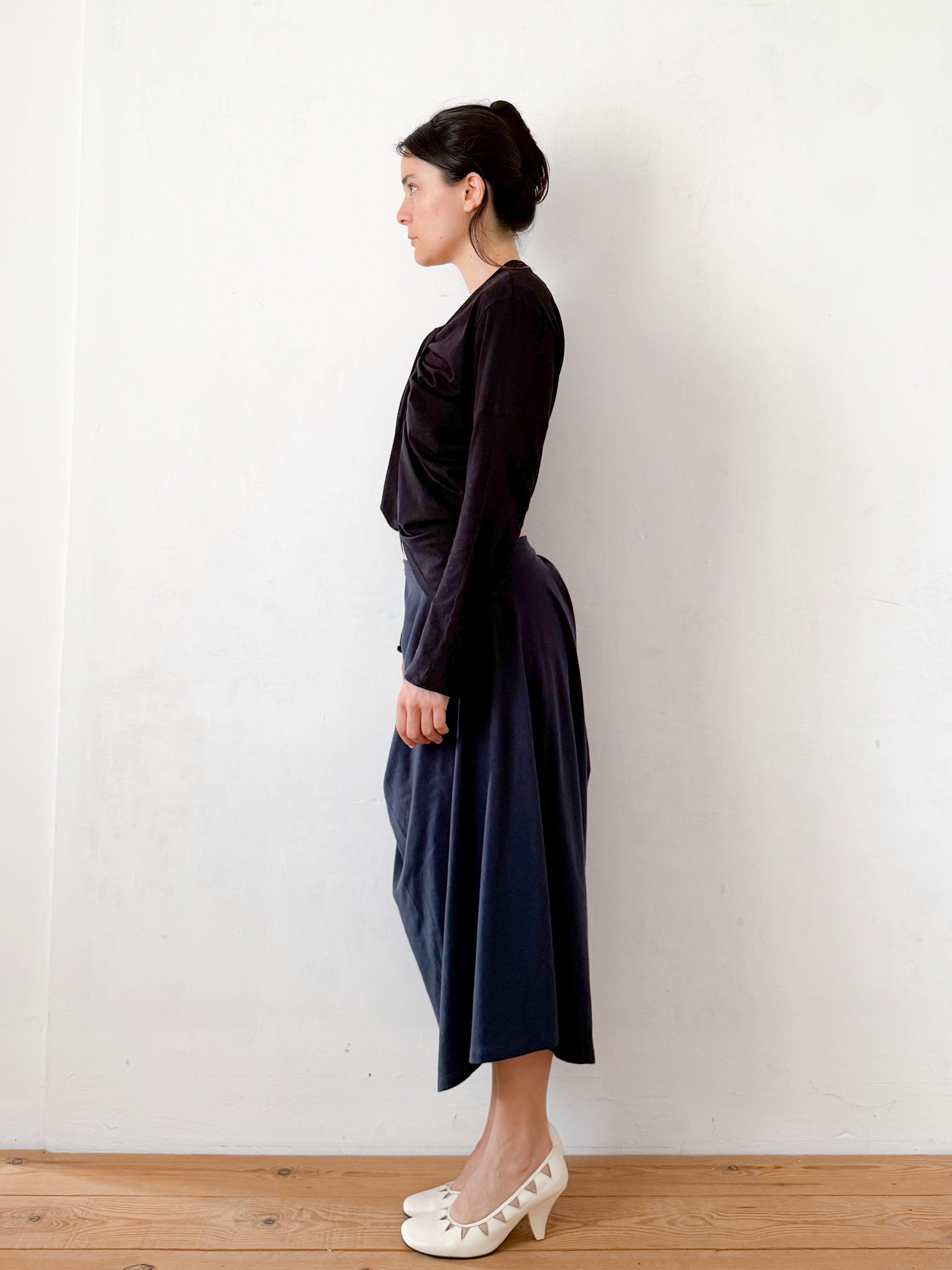 the t-shirt skirt in marino