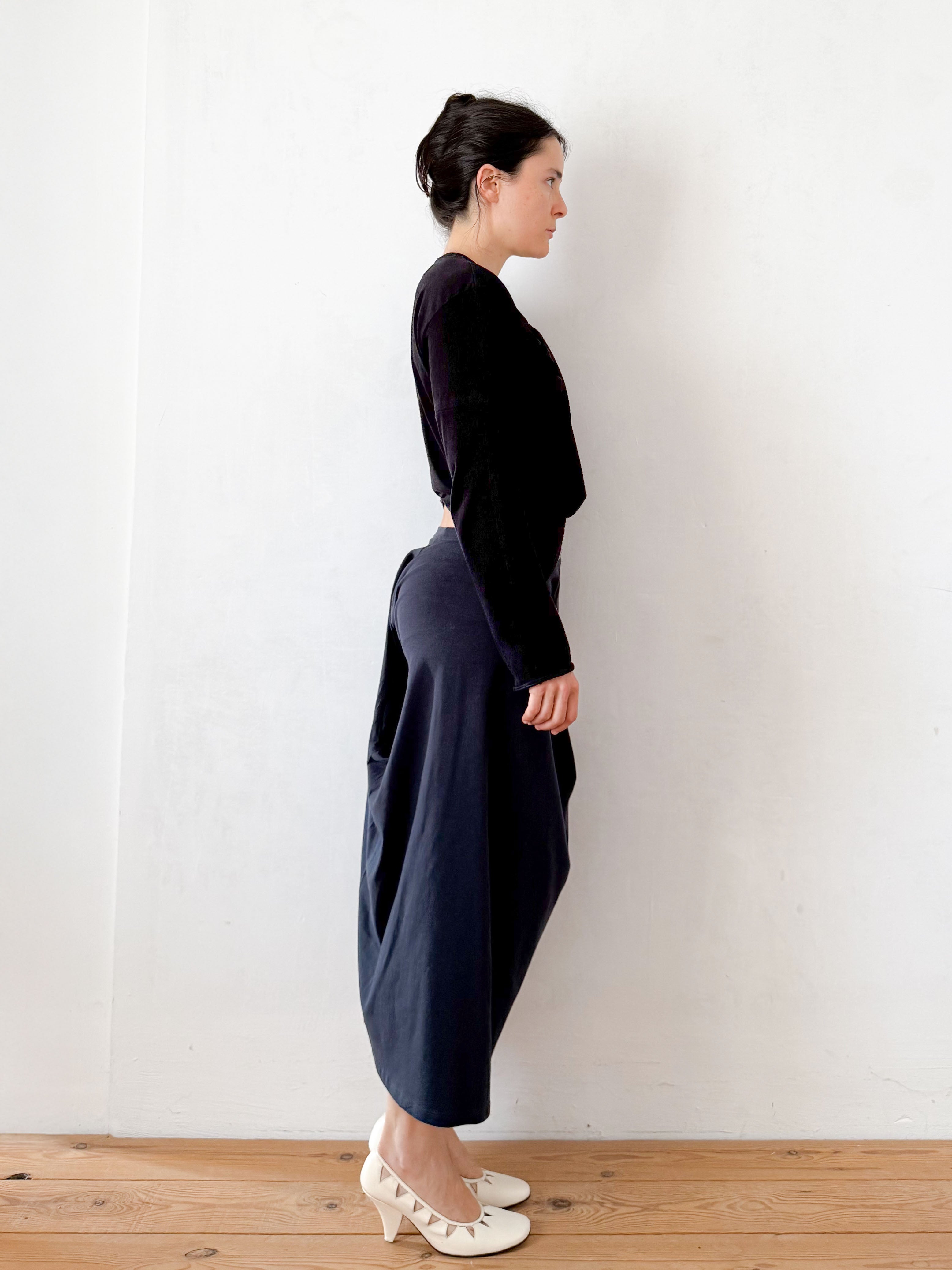 the t-shirt skirt in marino