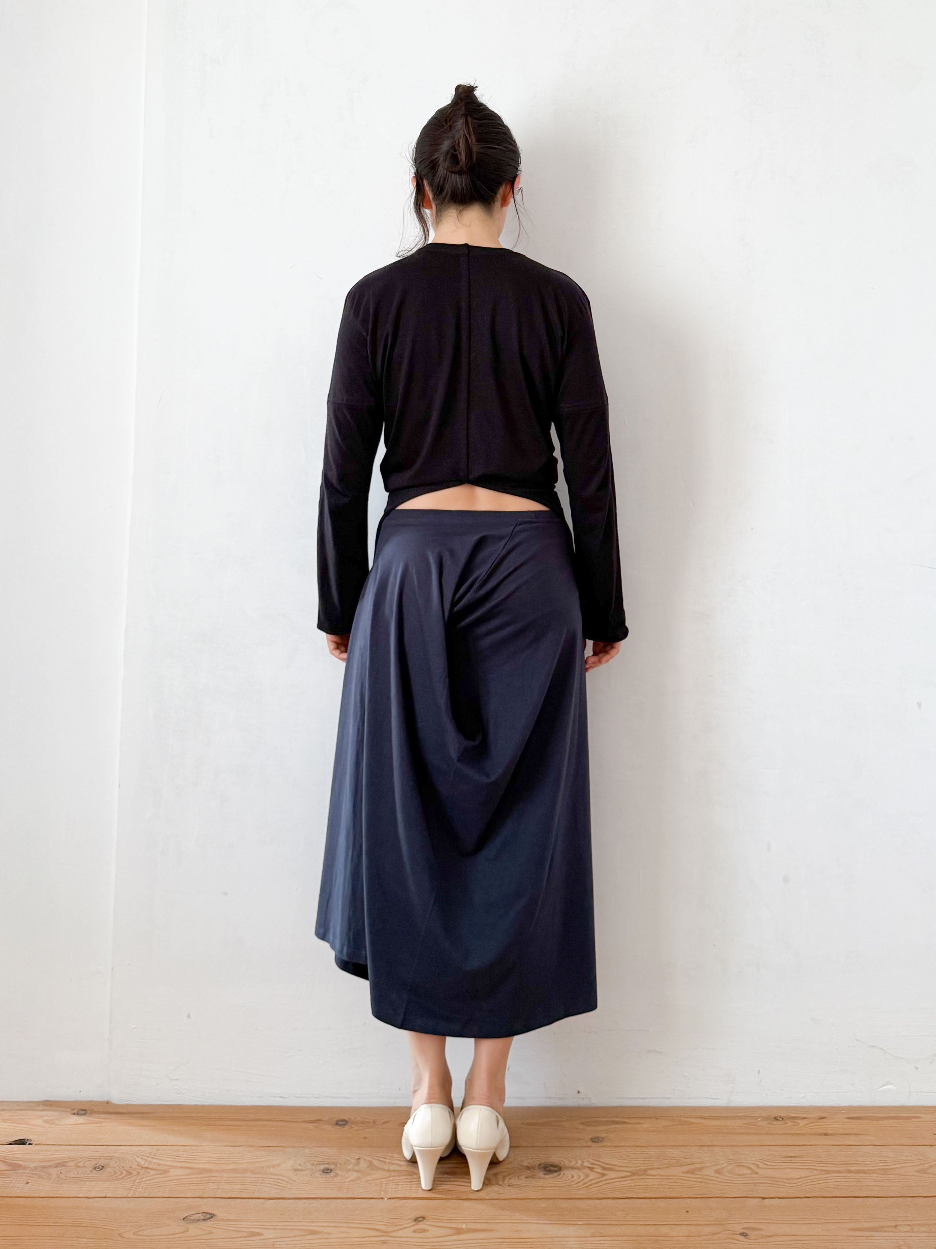 the t-shirt skirt in marino