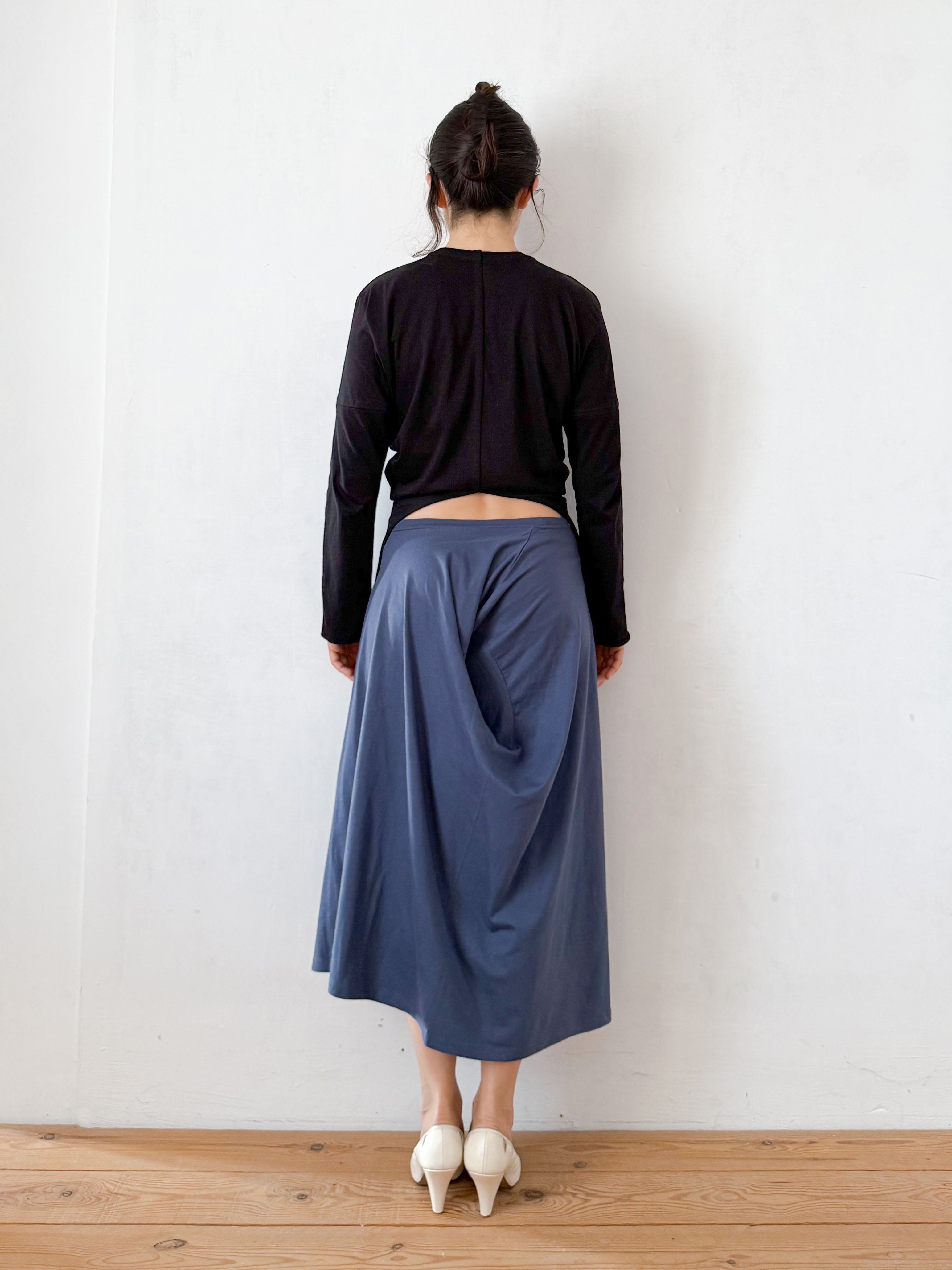 the t-shirt skirt in denim